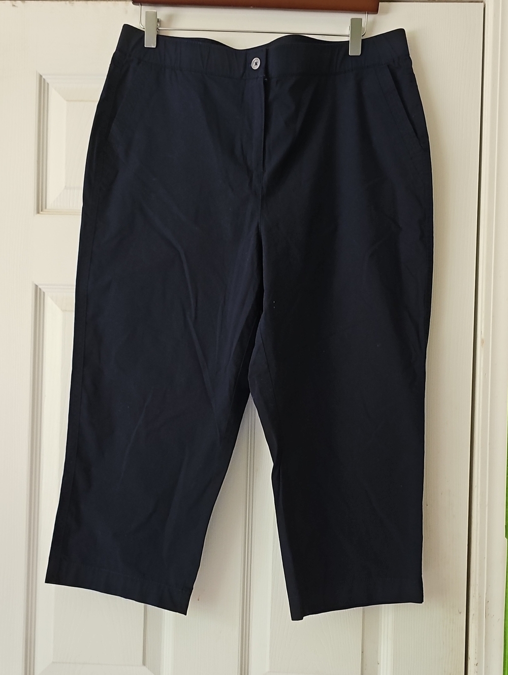 Chico's Navy Cropped Capris